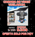 Cámara de video vigilancia con panel solar y chip