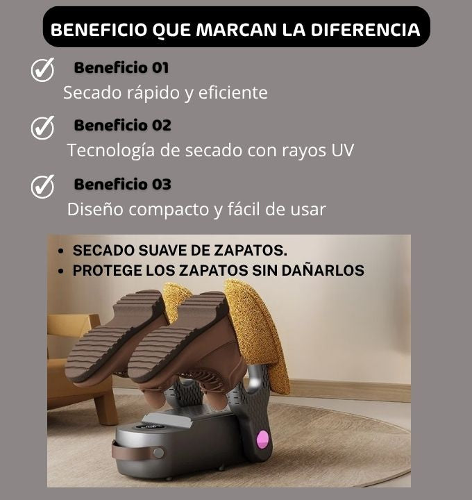 Secador de zapatos y/o zapatillas