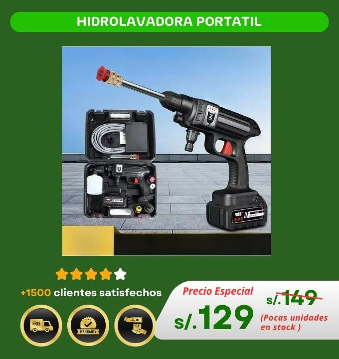 Hidrolavadora portatil